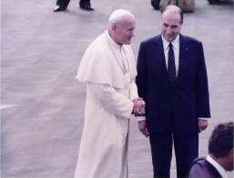 FRANCE  VOYAGE PAPE JEAN PAUL II Pope John Paul II Papst Johannes Paul II PAPA Jonas Paulius II - Célébrités
