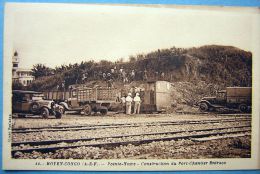 Cpa MOYEN CONGO - POINTE NOIRE - Construction Du Port - Chantier Entraco - Pointe-Noire