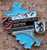 KANTONSPOLIZEI SEKTION SCHWARZENBURG - POLICE - PONT -  SUISSE   -       (7) - Police