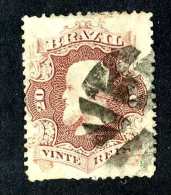 4873x)  Brazil 1866 - Scott # 54 ~ Used ~ Offers Welcome! - Usados