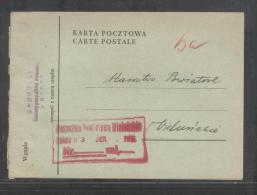 POLAND 1936 PRIVATE POSTAL STATIONERY POSTCARD FROM POLISH CONSULATE IN RIGA LATVIA - Dienstzegels