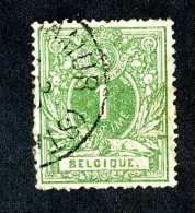 4895x)  Belgium 1869  - Scott # 28 ~ Used ~ Offers Welcome! - 1869-1888 Leone Coricato