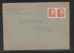 POLAND 1950 LETTER PEN CANCELLED BIERUT 30GRX2 MULTIPLE FRANKING - Covers & Documents