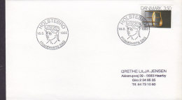 Denmark Sonderstempel HOLSTEBRO Tag Der Briefmarke Day Of Stamp Jour De Timbre 1992 Cover Brief - Cartas & Documentos