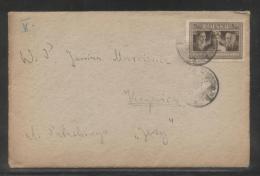 POLAND 1947 LETTER SINGLE FRANKING RADOM TO KRYNICA POLISH CULTURE 5ZL PERF - Cartas & Documentos