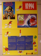 JEU VIDEO - POSTER CONSOLE + / CALENDRIER 1994 (RECTO) / (VERSO)  - 58,5x40cm - Merchandising