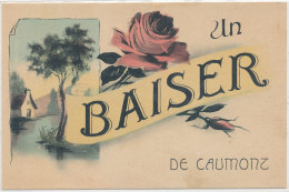 84 // CAUMONT    Un Baiser De Caumont, Illustrée - Caumont Sur Durance