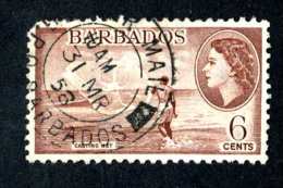 4958x)  Barbados 1953  - Scott # 240 ~  Used ~ Offers Welcome! - Barbados (1966-...)