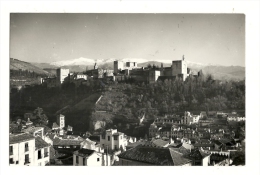 Cp, Espagne, Granada, La Alhambra Y Sierra Nevada - Granada