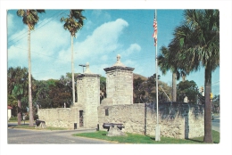 Cp, Etats-Unis, St-Augustine, Historic City Gates, écrite - St Augustine