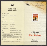 INDIA, 2006, 150 Years Of The Tribune, (Newspaper), Folder - Cartas & Documentos