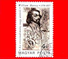 UNGHERIA - MAGYAR - 1987 - Medici Pionieri - William Harvey - (1578-1657) - 4 Ft - Nuovi