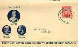 1938  King George VI 1d.  Definitive On  FDC - FDC