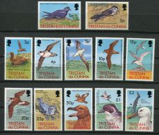 120 TRISTAN Da CUNHA 1977 - Oiseaux Birds Aves - Neuf Sans Charniere (Yvert 221/32) - Tristan Da Cunha