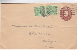 Grande Bretagne - Lettre De 1927 - Entier Postal - Oblitération Edinburgh - Brieven En Documenten