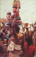 AFRICA, FESTIVAL OF OGUNI,MASKS,SCULPTURE,DRESS, Old Postcard - Zonder Classificatie