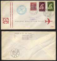 PAYS BAS - AMMAN - JORDANIE - KLM / 1960 ENVELOPPE PREMIER VOL - FFC (ref 5050) - Covers & Documents