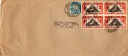 South Africa Old Cover Mailed To USA - Covers & Documents