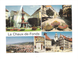 Suisse - La Chaux De Fonds - Multivues - Fontaines Avec Tortues Statue - Turtle Tortue - Tortues