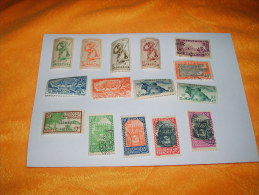 LOT DE 15 TIMBRES NEUFS ET OBLITERES A IDENTIFIER / COLONIES FRANCAISES / MADAGASCAR, SOUDAN FRANCAIS, TOGO, SENEGAL, WA - Andere & Zonder Classificatie