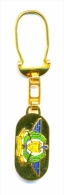 CYPRUS . NATIONAL GUARD HIGHEST SPORTS COUNCIL , Gold Plated Rare Key Chain - Other & Unclassified