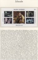 ABBA Schwedische Musik 1983 Schweden Block 11 ** 5€ Volksmusik Jazz Oper Klavier Bf M/s Music Bloc Art Sheet Of Sverige - Full Sheets & Multiples