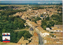 MAUZE SUR LE MIGNON VUE GENERALE AERIENNE - Mauze Sur Le Mignon