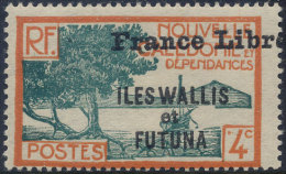 WALLIS ET FUTUNA N°95 SURCHARGE DEPLACEE NEUF* AVEC CHARNIERE - Unused Stamps