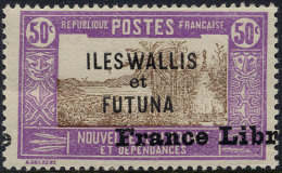 WALLIS ET FUTUNA N°106 SURCHARGE DEPLACEE NEUF** SANS CHARNIERE - Neufs