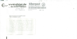 BRD Magdeburg Privatpost 2013 AFS Oberfinanzdirektion Elster Das Online-Finanzamt - Private & Local Mails