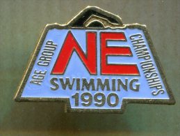 Pin´s Pins - AGE GROUP NE SWIMMING Championships 1990 - Natation - Schwimmen