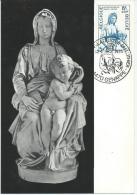 Maximum Card  : Michelangelo, Madonna,  Marble Sculpture, Bruges / Michel Ange, Statue De Marbre, Bruges - 1971-1980
