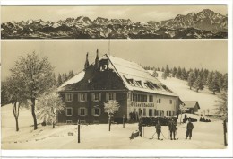 Carte Postale Ancienne Cernier - Hôtel De La Vue Des Alpes - Cernier