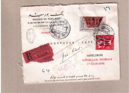 UAR Ägypten Auslands-Luftpost-Einschreibebrief Von 1963 Nach Deutschland - Covers & Documents