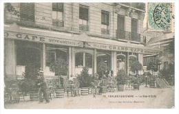 CPA : CHALON-sur-SAONE - LE GRAND CAFE - A CIRCULE - 1907 - Cafés
