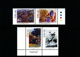 IRELAND/EIRE - 2005  PAINTINGS AND SCULPTURE  SET  MINT NH - Unused Stamps
