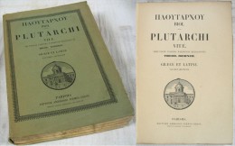 Œuvres De PLUTARQUE / Éditions Firmin Didot Vers 1870 / Grec Ancien - Latin Juxtalinéaires - Old Books