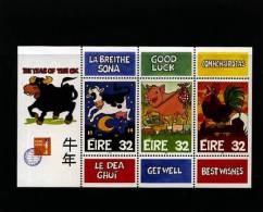 IRELAND/EIRE - 1997  YEAR OF THE OX  MS MINT NH - Blocks & Kleinbögen