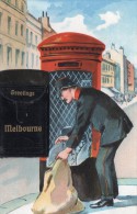 AUSTRALIA - MELBOURNE Greetings Novelty Card  With Ten Views In Small Pouch - 1911 - Melbourne
