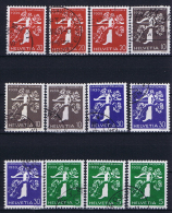 Switserland: 1939, Mi 344 - 355   Used - Used Stamps