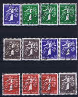 Switserland: 1939, Mi 344 - 355   Used - Gebraucht