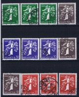 Switserland: 1939, Mi 344 - 355   Used - Used Stamps