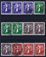 Switserland: 1939, Mi 344 - 355   Used - Usados