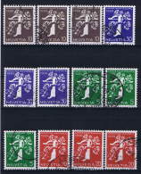 Switserland: 1939, Mi 344 - 355   Used - Oblitérés