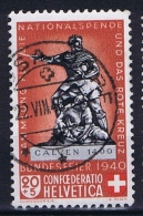 Switserland: 1940, Mi 366 A Braunlich Rot  Used I - Gebruikt