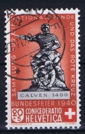 Switserland: 1940, Mi 366 A Braunlich Rot  Used I - Gebruikt