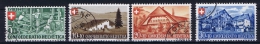 Switserland: 1945, Mi 460 - 463  Used - Gebraucht