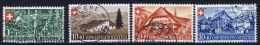 Switserland: 1945, Mi 460 - 463  Used - Usados