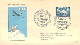 Greenland Cover 1954 - Lettres & Documents
