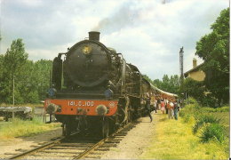 37 - CHAMPIGNY -  Belle Vue De Train Animée . Machine 141C100 De 1922 " En Voiture S'il Vous Plaît " - Champigny-sur-Veude